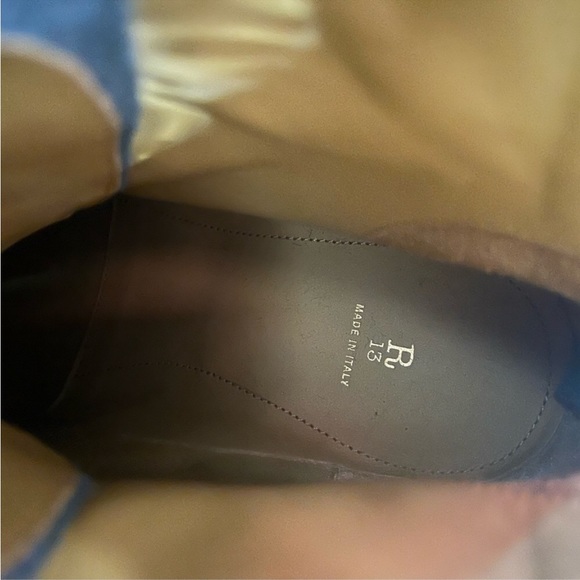 R13 Double Rockstar Stack Combat Boots - Picture 6 of 8